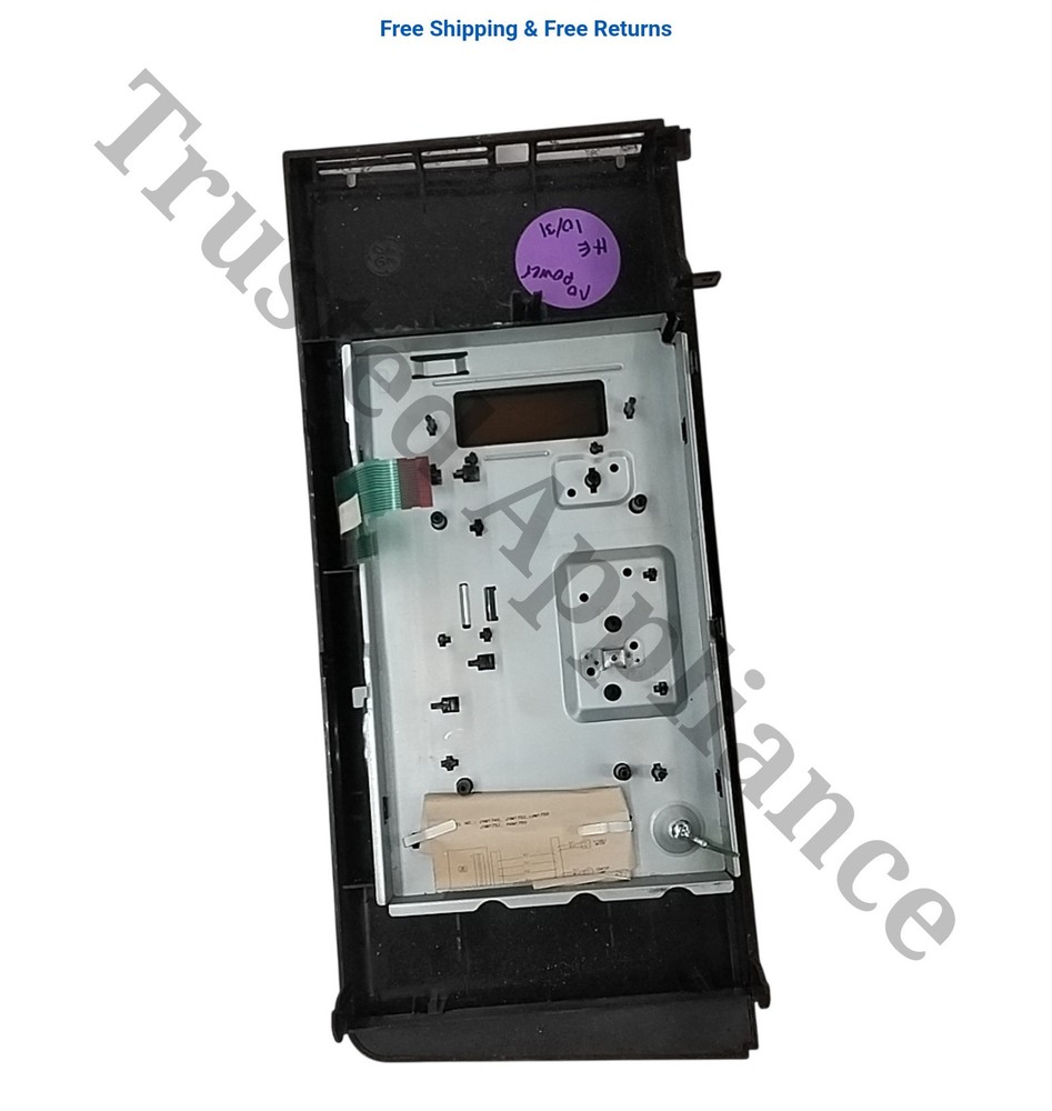 GE Microwave Control Panel Console WB07X11290 SILVER