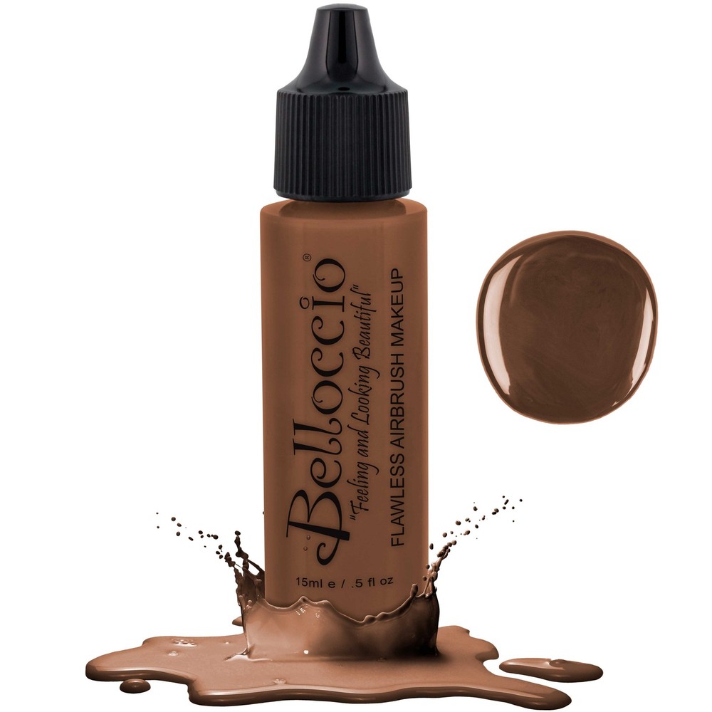 New Belloccio Pro Airbrush Makeup JAVA SHADE FOUNDATION Flawless Face Cosmetics