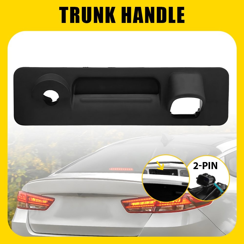 Outside Trunk Lid Lock Tailgate Handle Release Handle for 2016-20 Kia Optima EOU