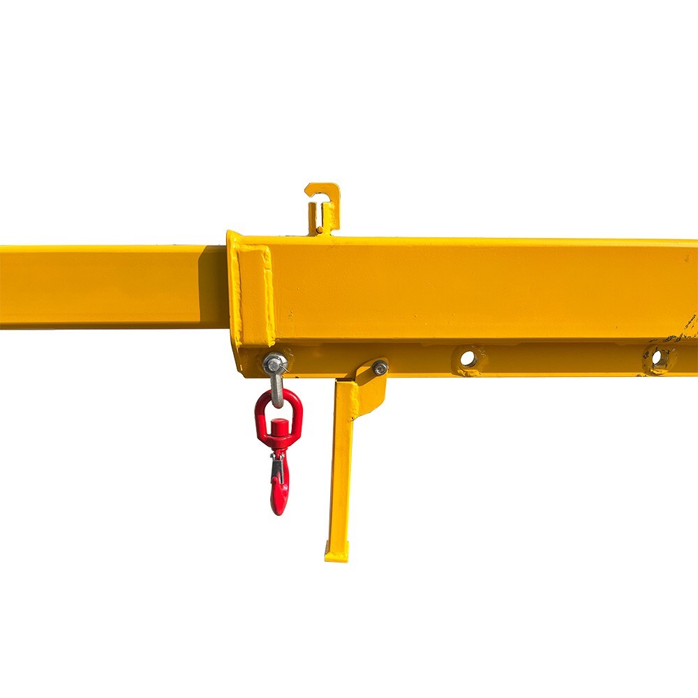 4400lbs Adjustable Forklift Mobile Crane, Lifting Forklift Extension Attachments