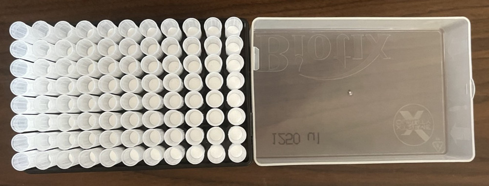 BioTix 1250 ul, Filterred, Sterilized, 96 Tips/Rack