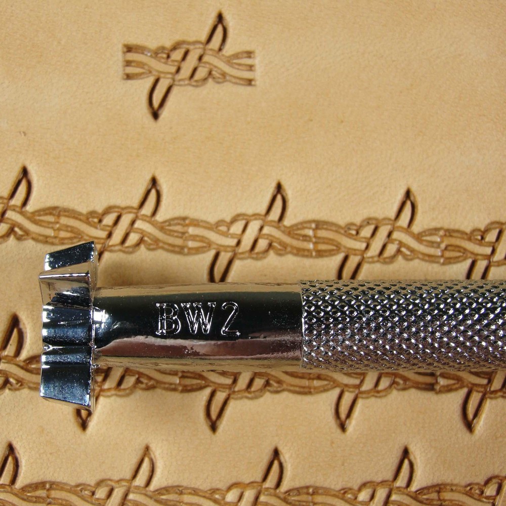 Leather Stamping Tool - Barbed Wire Border Stamp