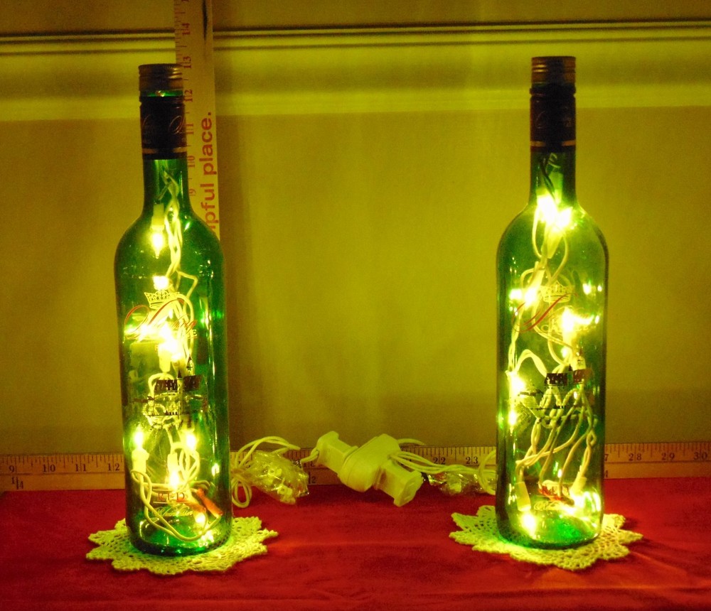 Starling Castle "Red" Bottle Lamp