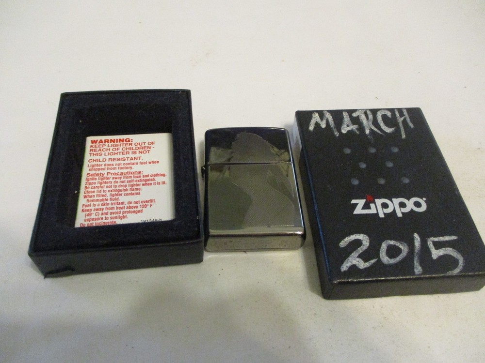 ZIPPO SILVER WOMAN SILOUETTE LIGHTER