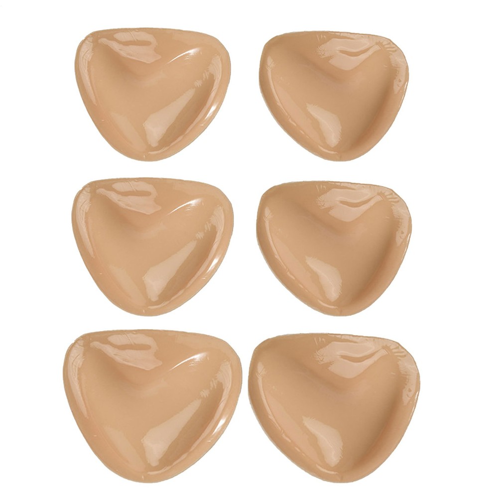 2pc Sticky Bra Inserts Double-Sided Self Adhesive Push Up Pad Triangular Stylish
