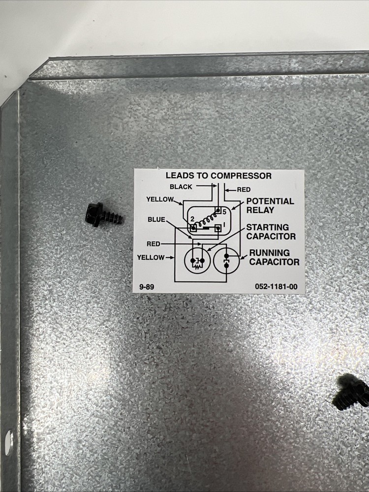Copeland Compressor, Power Pack, 514-2000-47, Relay, Start & Run Capacitor