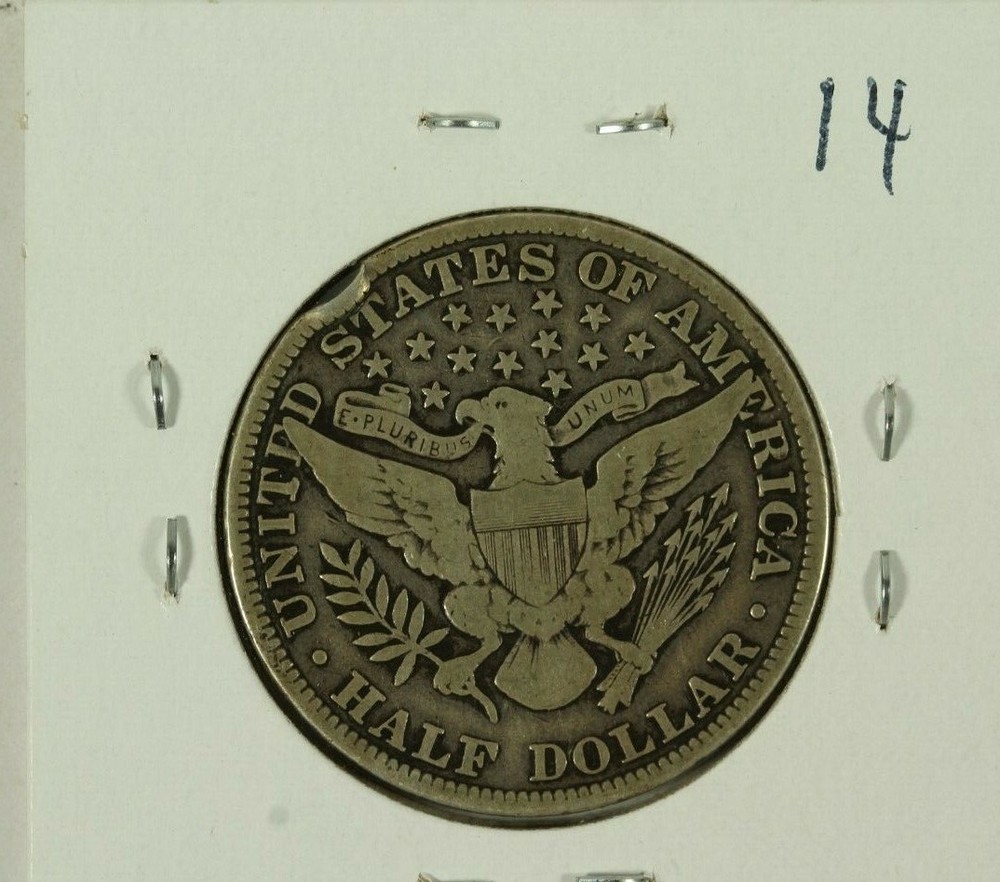 1914 Barber Half : Fine Details