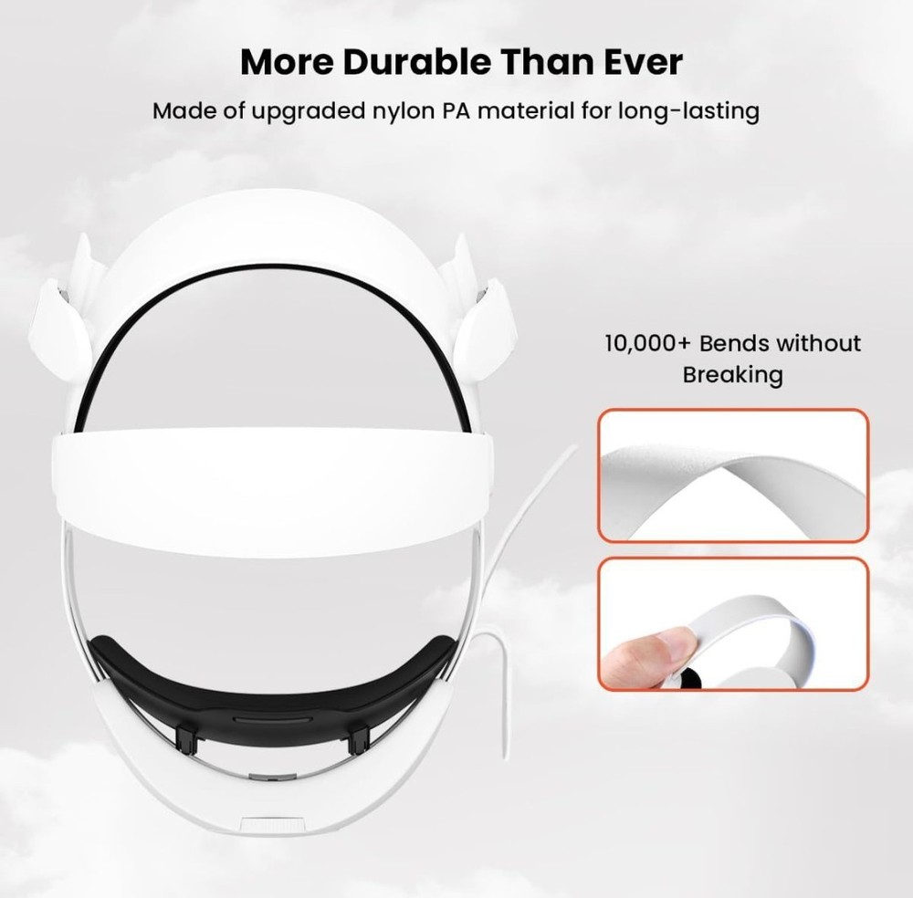 Apple Vision Pro Headset VR Head Strap Replacement, Soft Cushion, Lightweight...