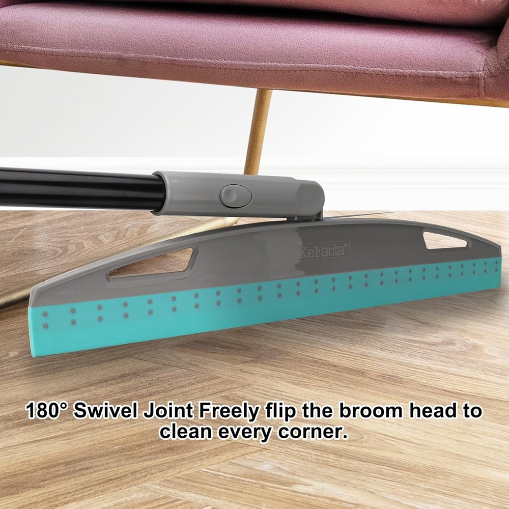 Multifunction Magic Broom, Silicone Floor Squeegee Broom Blue