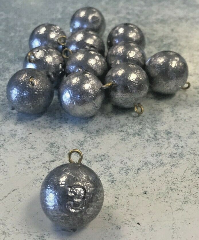 3 Ounce Cannonball Sinker 12ct