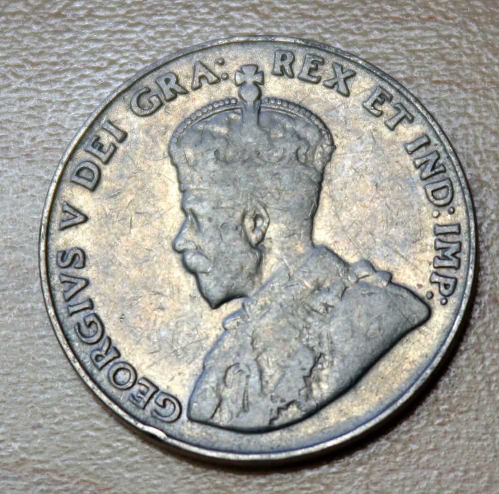 1927 Canada 5 Cents George V