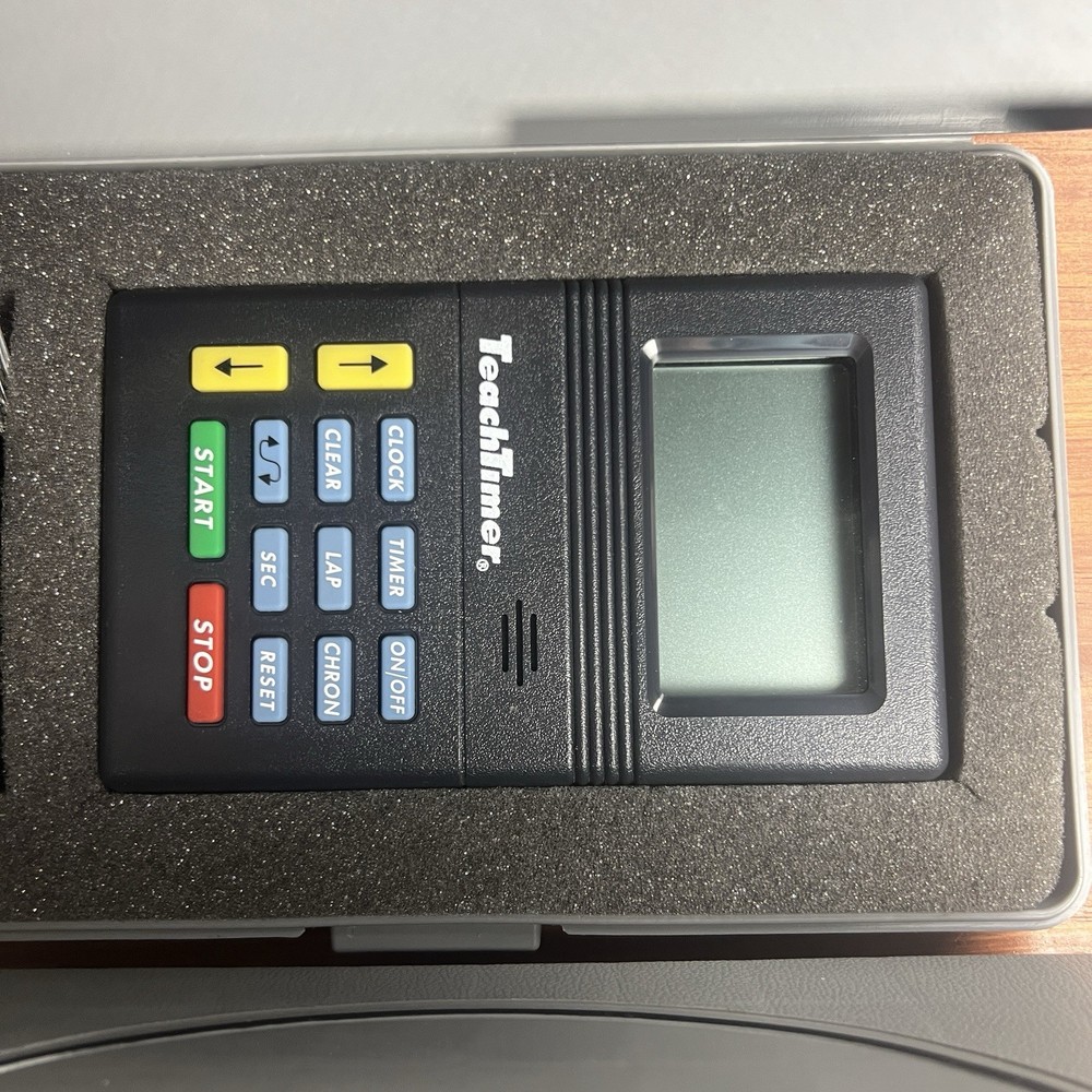 Stokes TeachTimer 229 Timer Clock Chronograph Overhead Projector READ DESC (2)
