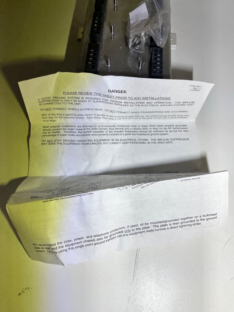 IS-6PHSD-POLYPHASER-HIGH SPEED NEW NEVER INSTALLED WITH INSTRUCTIONS HARDWARE