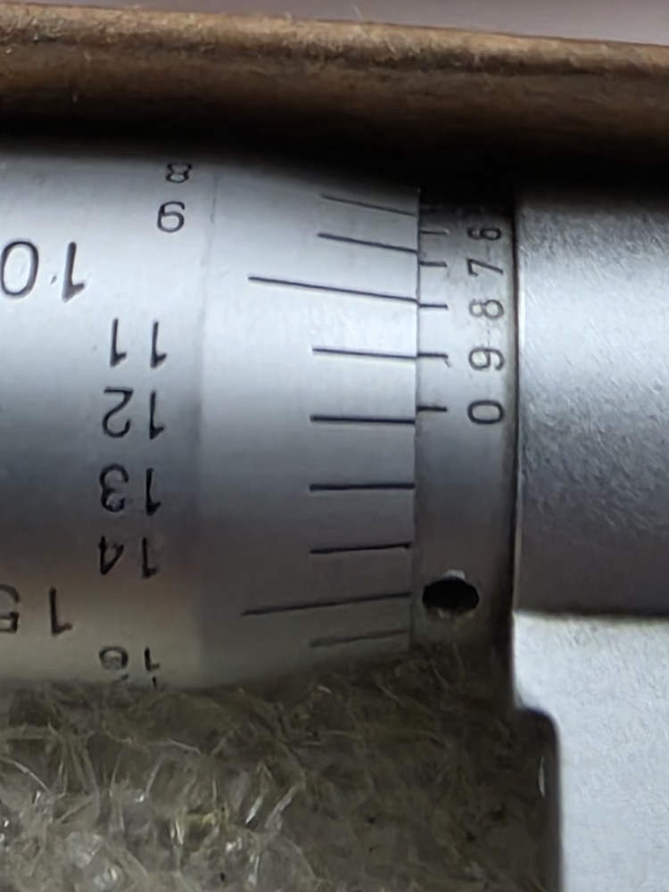 ANVIL MICROMETER 0-1” INTERCHANGEABLE , works perfect