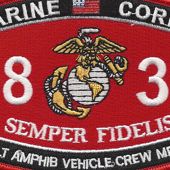 1831 Assault Amphib Vehicle Crew Member Patch