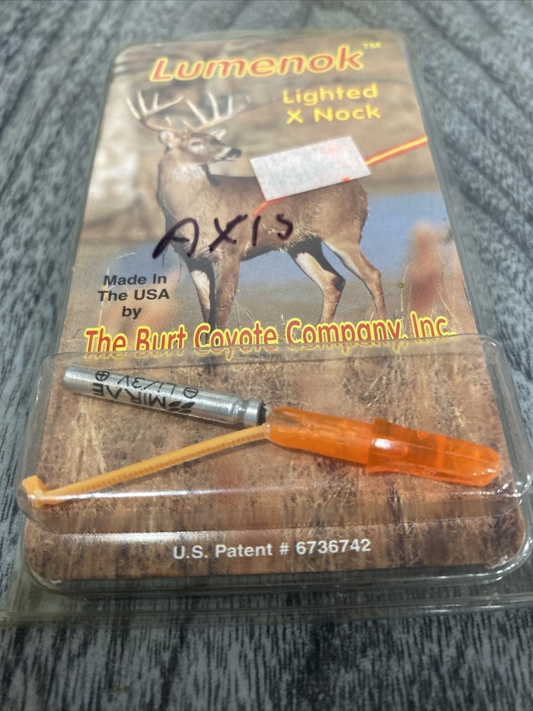 Lumenok Lighted X Nock Orange Nock