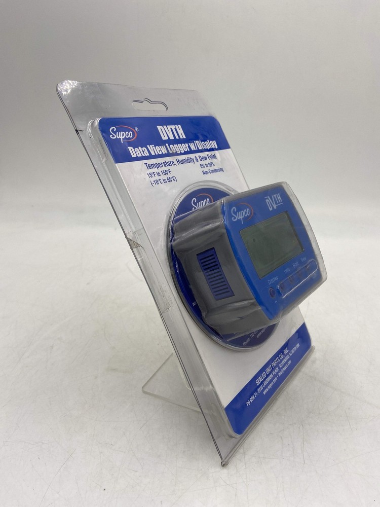 New Supco DVTH Data View Logger with Display Temperature, Humidity & Dew Point T