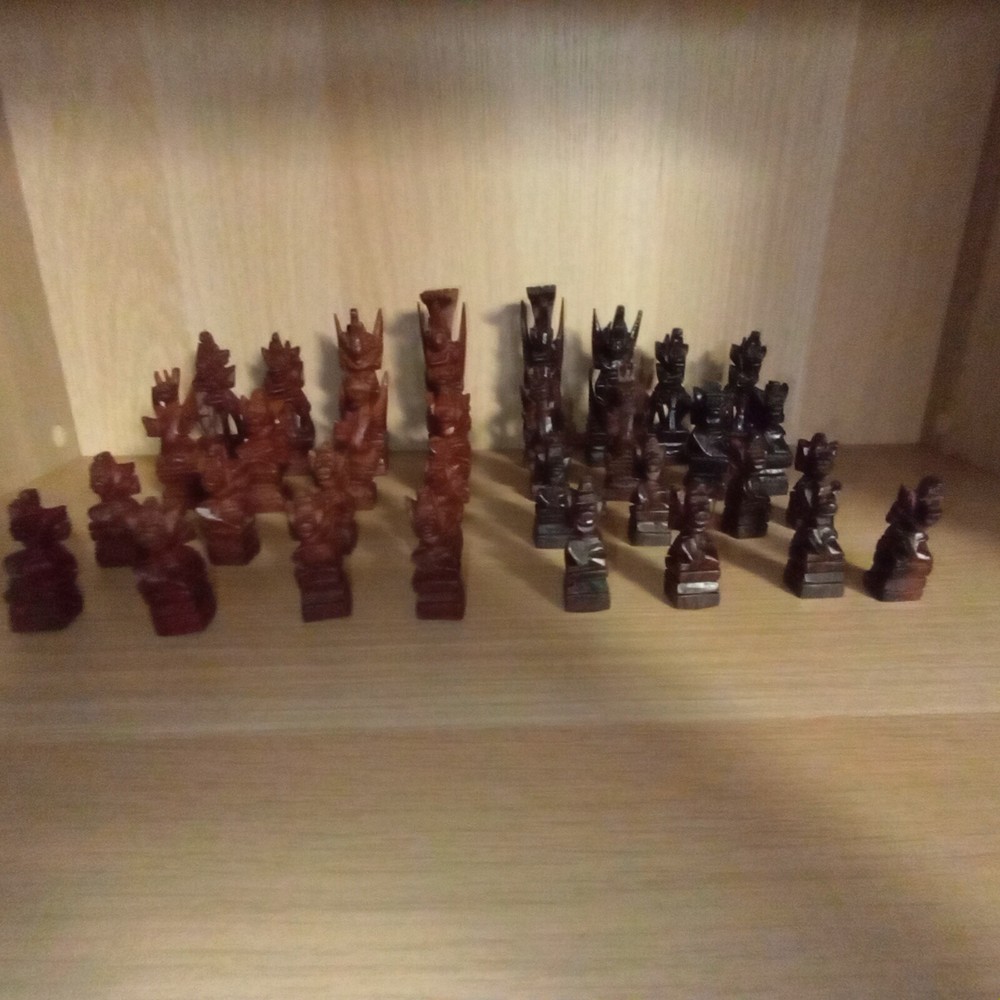 Hand Crafted Indonesian Chess Pieces