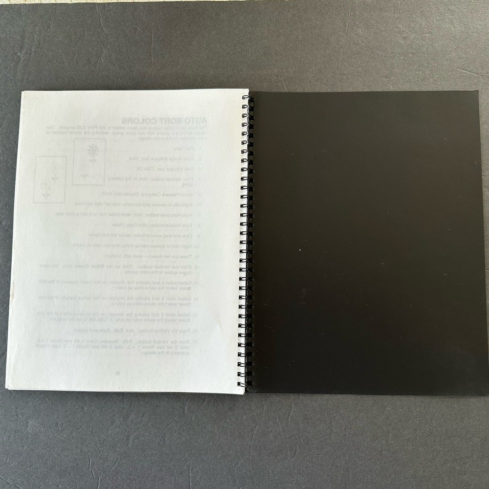 Singer PSW Professional Sew Ware Version 2.00 Workbook 06-15-02 Pages 30