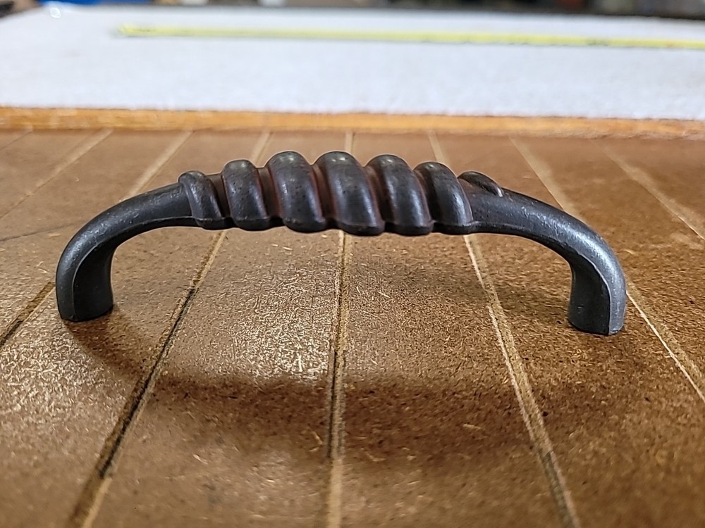 Hickory Hardware Manchester Rustic Iron 3 3/4" (96mm) Ctr Cabinet Pull P2023-RI