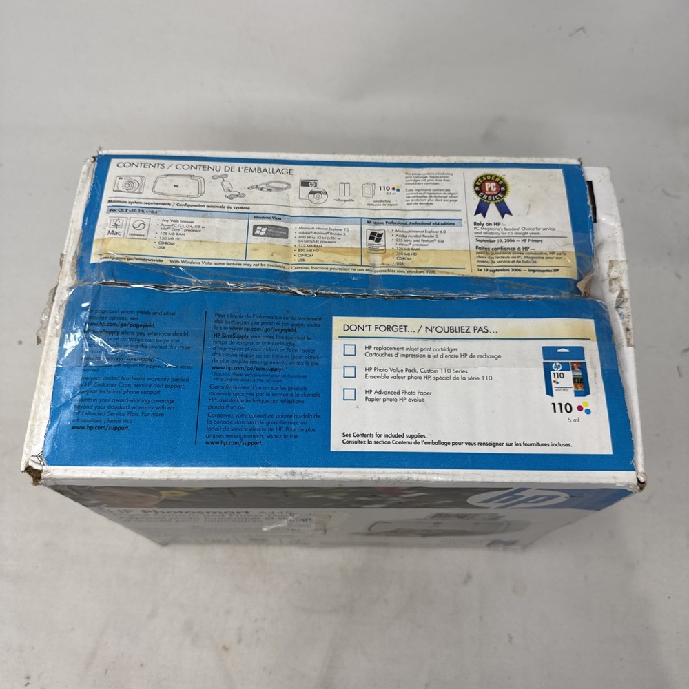 HP Photosmart A445 Digital Camera M547 & Printer Dock A440 Complete Bundle (VB)