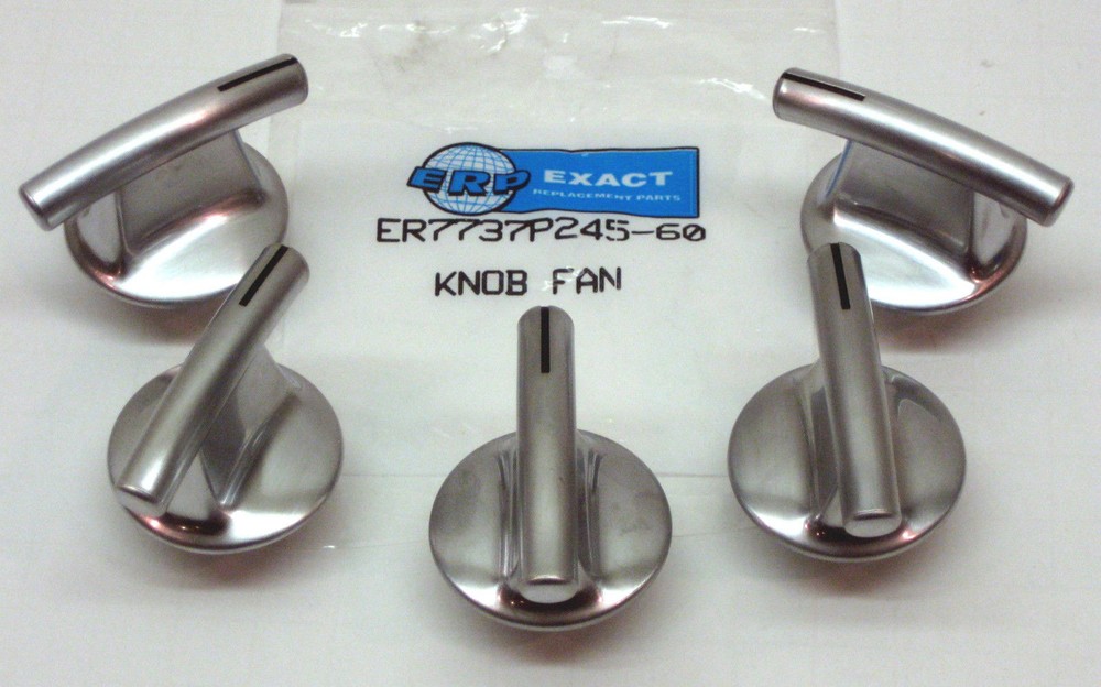 Exact 7737P245-60_5 PACK Range Oven Knobs for Maytag Jenn Air Range Cooktop