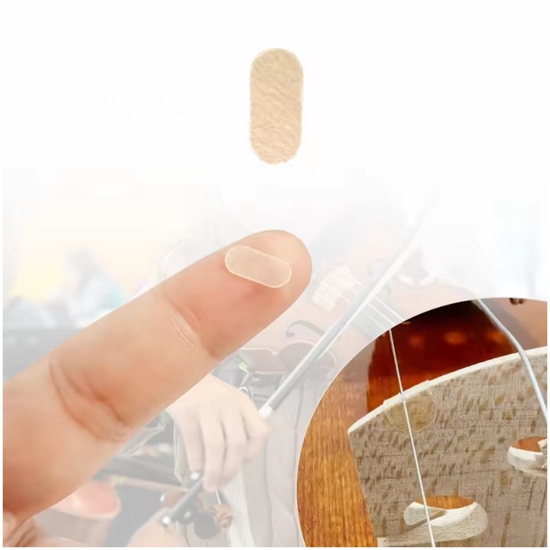 3pcs Violin Bridge E String Parchment Protector Sheepskin
