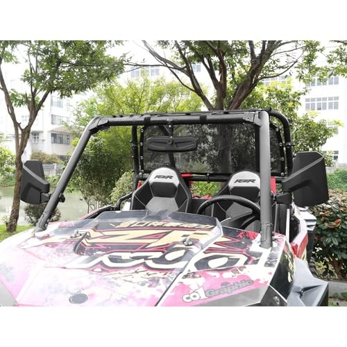 UTV Side Mirrors – Fits almost all UTVs (except full doors)，Compatible with