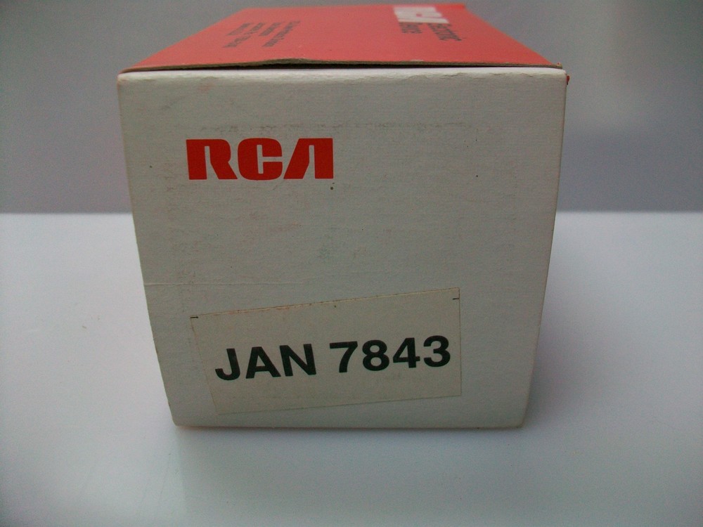 NOS RCA JAN 7843 TUBES