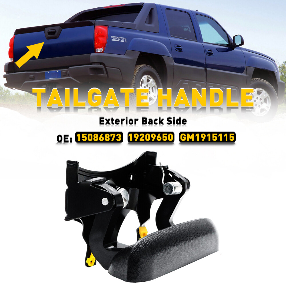 Tailgate Tail Gate Handle Black Rear for 02-06 Chevy Avalanche 1/2/3/4/5PCS