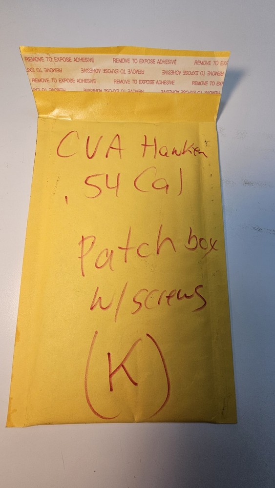 CVA Hawken Sidelock Muzzleloader Rifle Brass Patchbox With Screws (K)