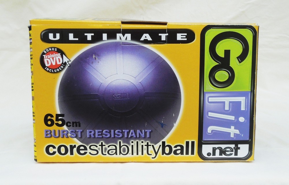 GoFit 65cm Core Stability Pilates & Yoga Ball