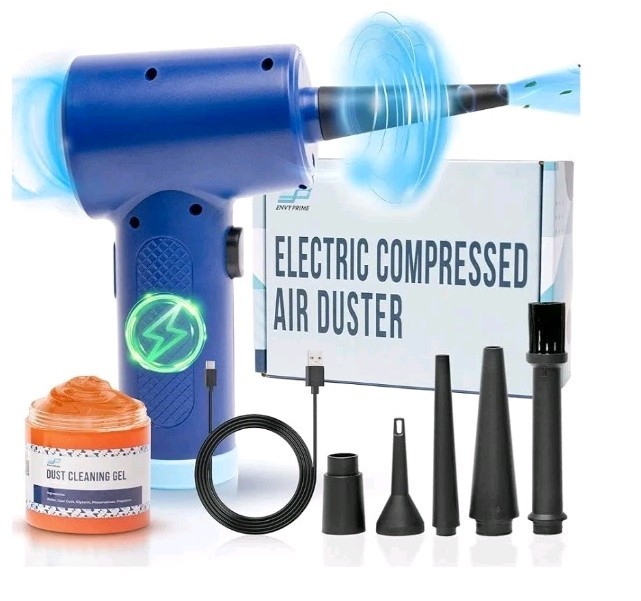 Envy Prime Electric Compressed Air Duster NEW