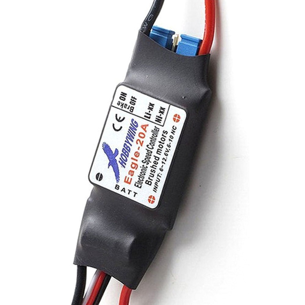 RC Airplane Plane Brushed Motor ESC for Hobbywing Eagle 20A Speed Controller
