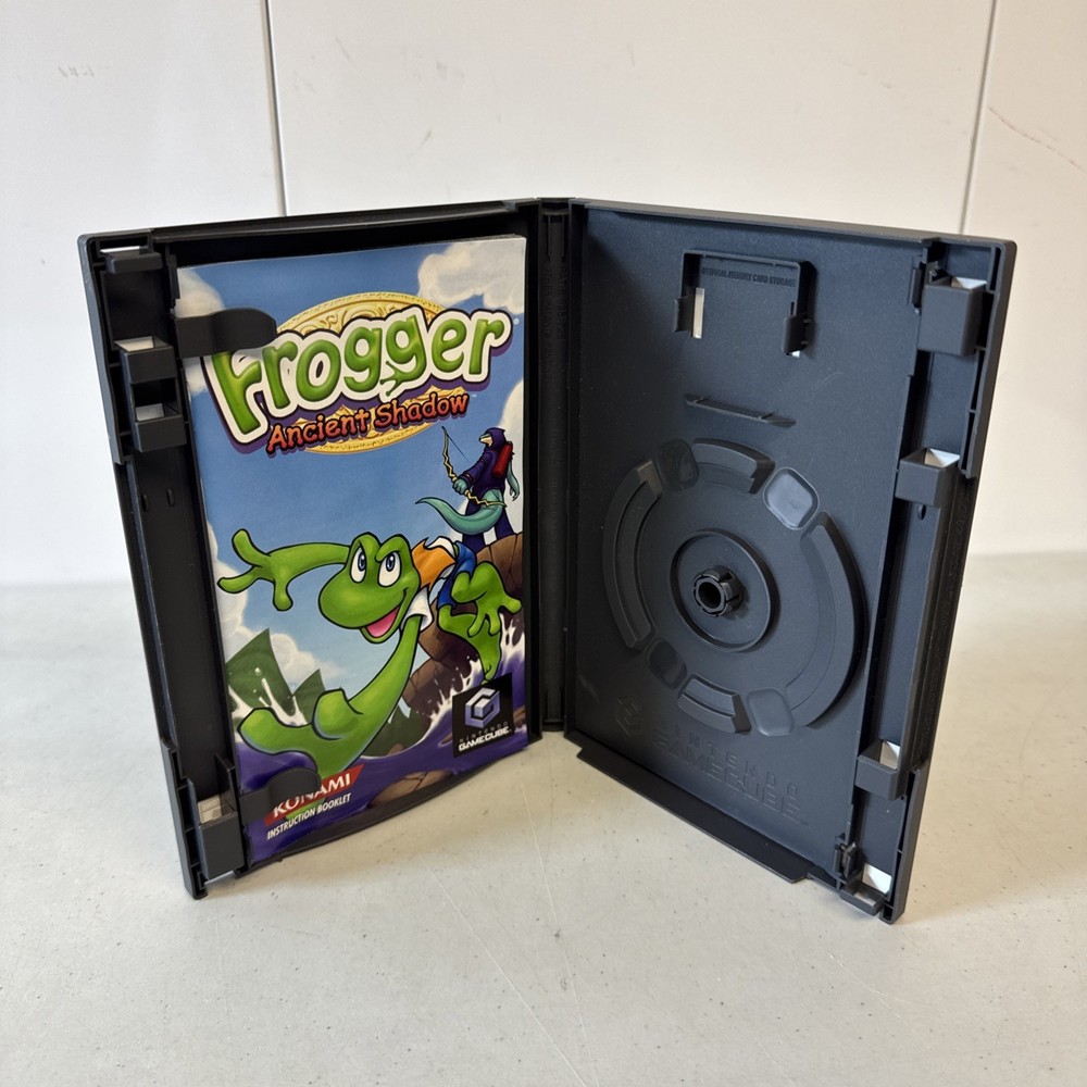 Frogger Ancient Shadow Nintendo Gamecube EMPTY Case & Manual ONLY