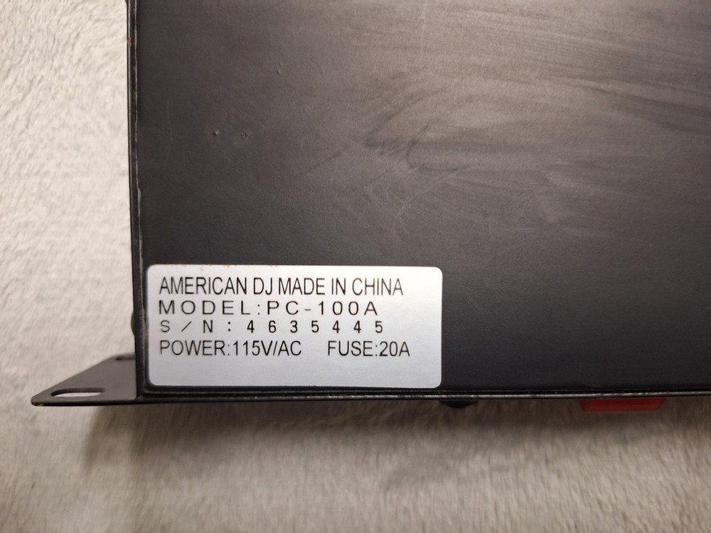 ADJ PC-100A 8-Switch ON/OFF Power Center