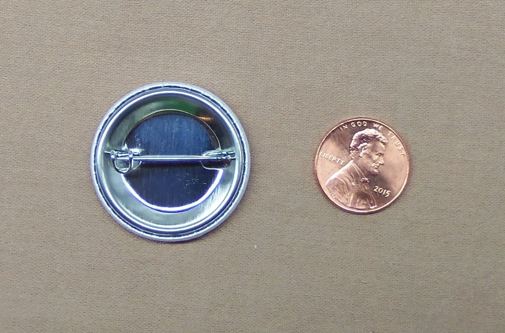 Tomorrow Today 1.25” Button Futurism Science Fiction Optimistic Pinback