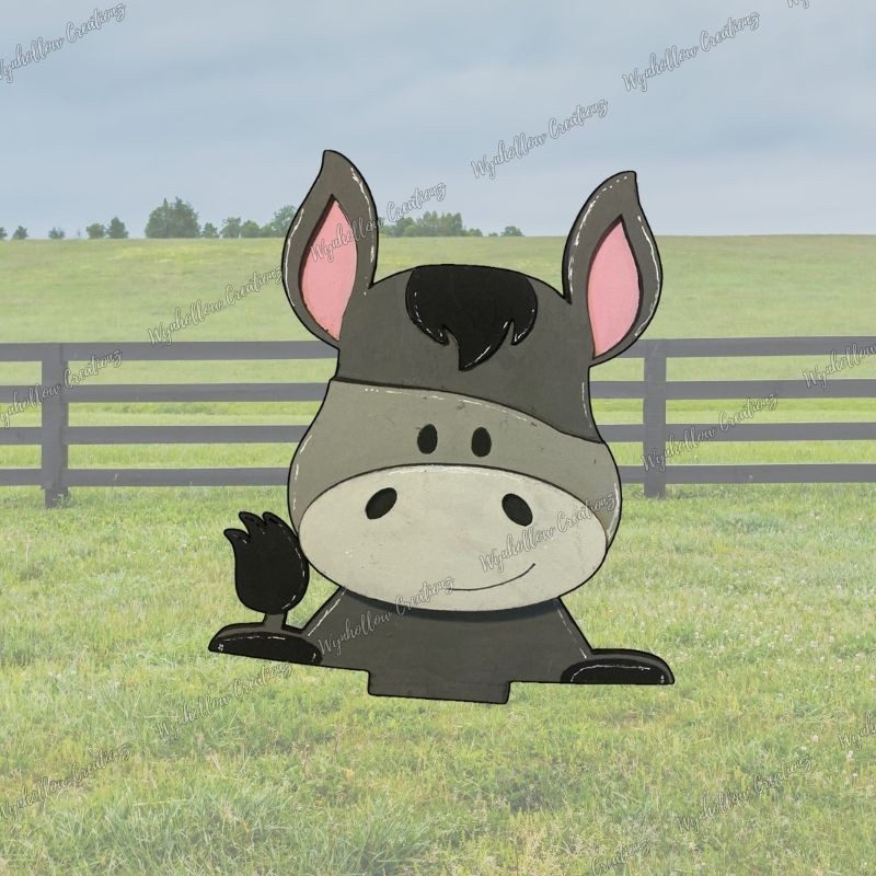 Donkey Interchangeable With 13 Hats