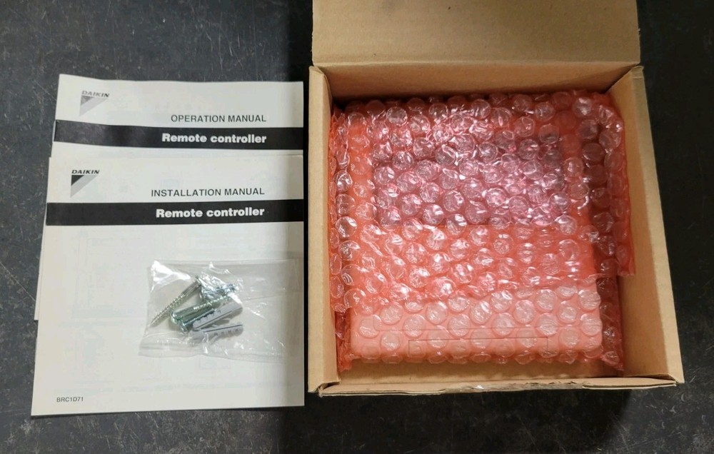 Daikin Wall-Mount Programmable P1/P2 Remote Controller *BRC1D71 *See description