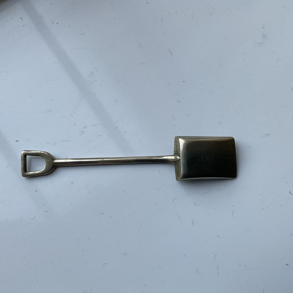 Silver plated spade shovel jam condiment spoon server