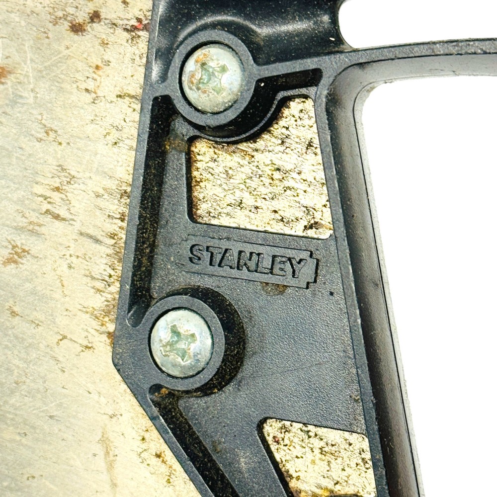 Stanley Sharp Tooth 14 in Black Handle Hand Saw