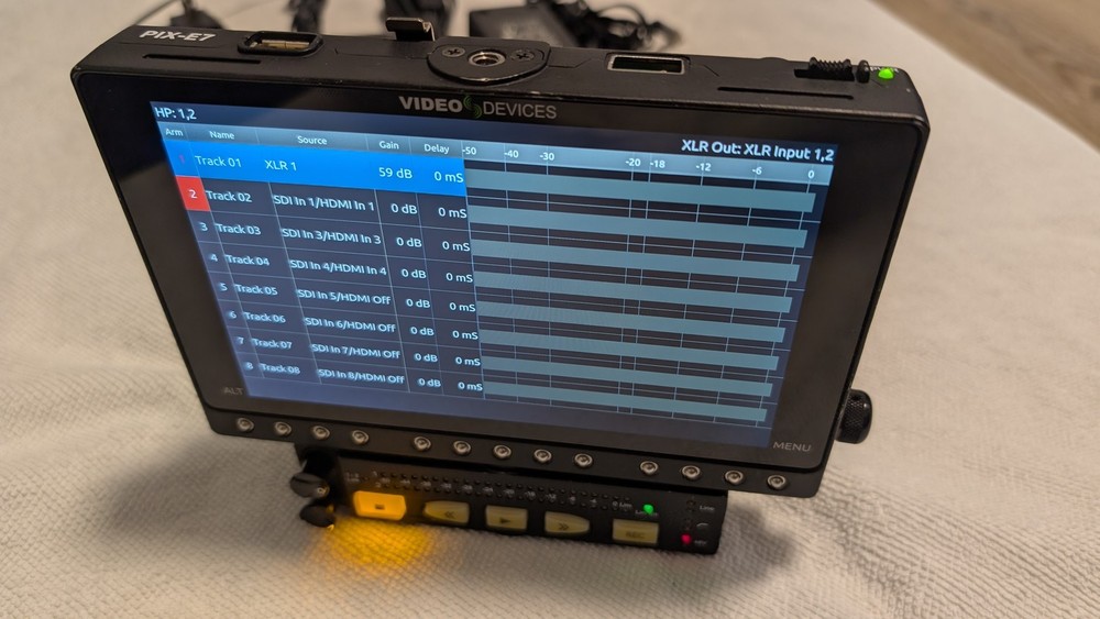 Video Devices PIX-E7 Recorder with Speed drive enclosure See Description
