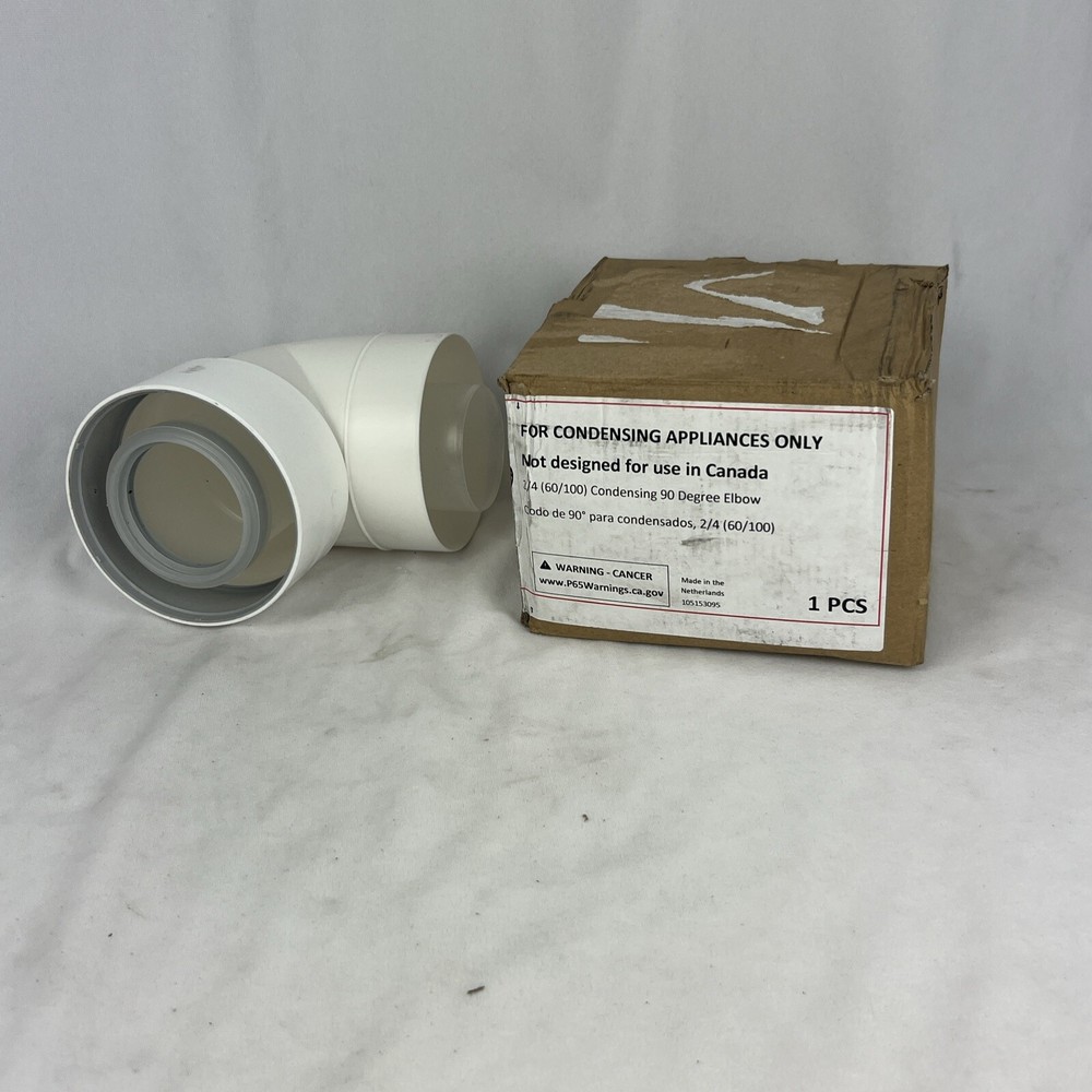 Ubbink 2/4 60/100 Condensing 90-degree Elbow