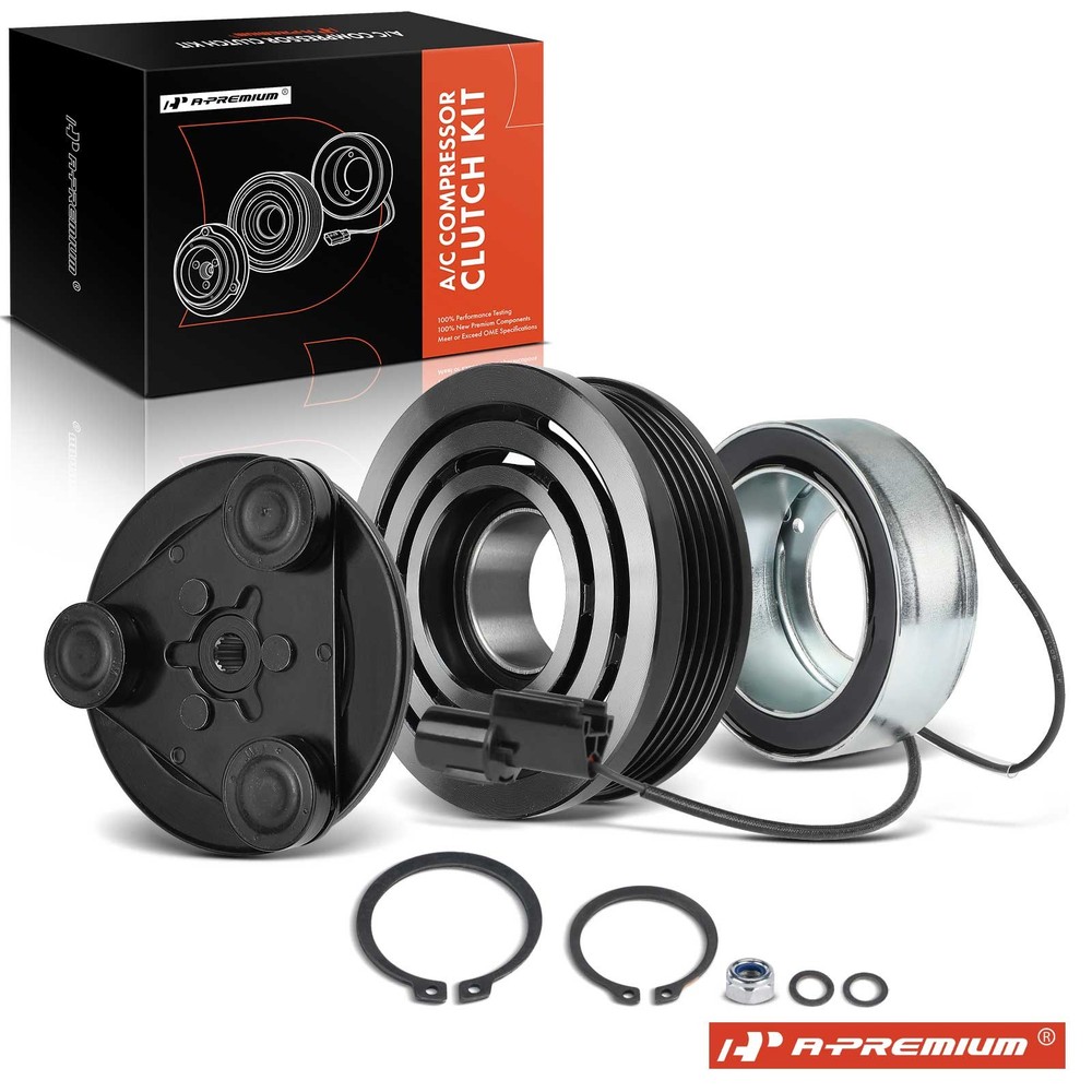 A-Premium A/C Compressor Clutch Kit for Dodge Stratus 01-05 Mitsubishi Eclipse