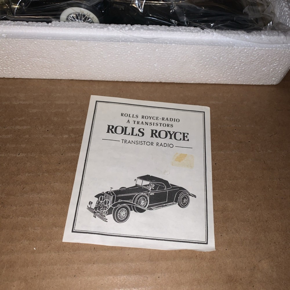 Vintage Rolls Royce Phantom II Radio Solid State New In Box