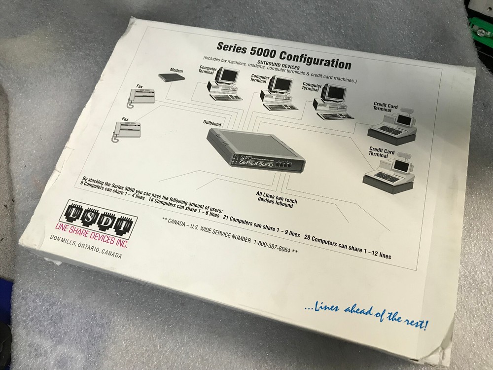LSDI Series-5000 Fax/Modem Computer Data Pooling Device (NEW)
