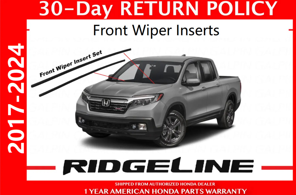Genuine OEM Honda Ridgeline Wiper Inserts PAIR 2017-2025