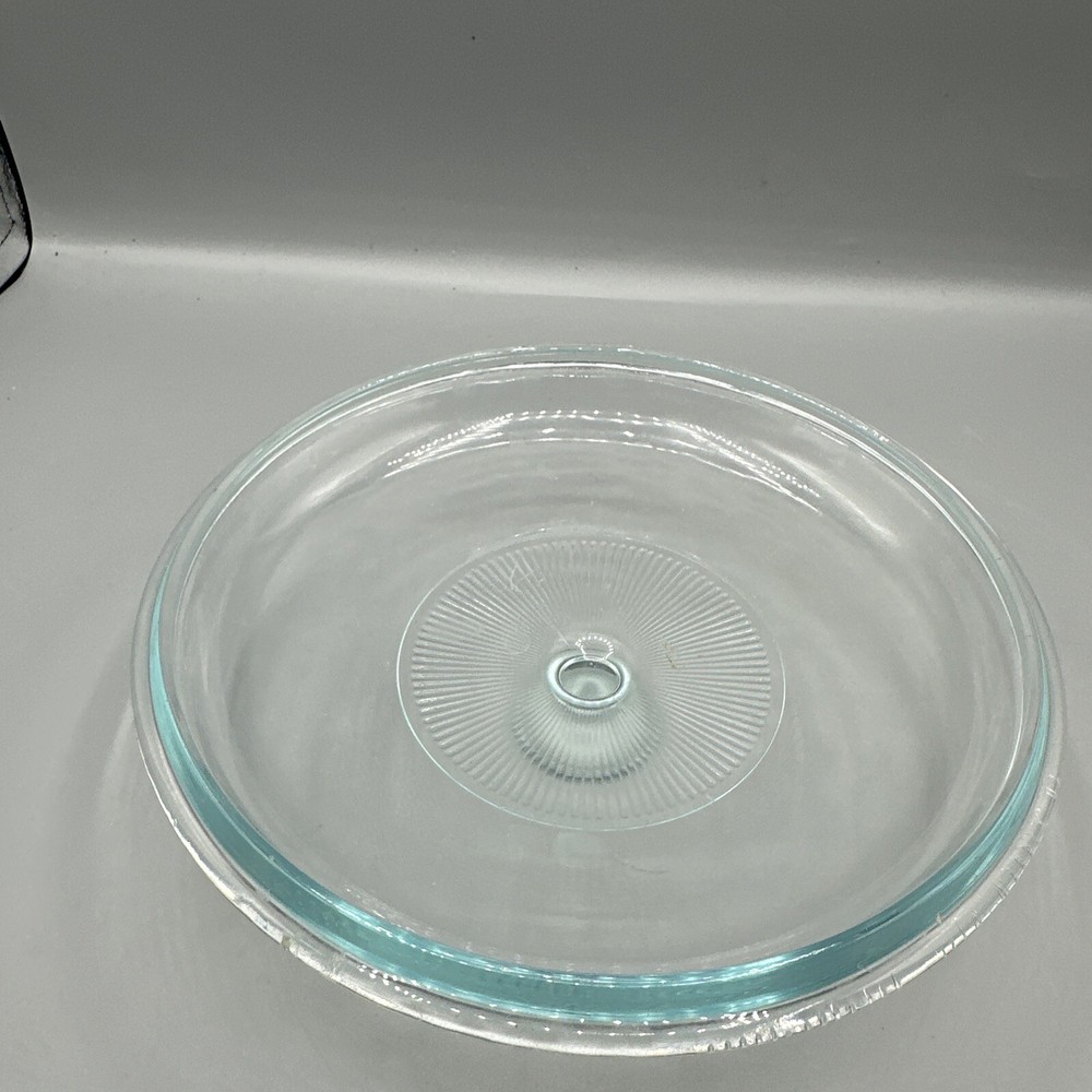 Vintage Pyrex Clear Casserole Lid 623C Replacement 8" Knob Handle Ribbed