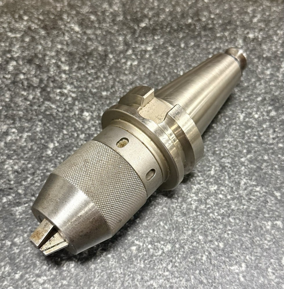 LYNDEX BT40 MILLING TOOLHOLDER, BT40-KLD1/2-95, w/ KEYLESS DRILL CHUCK 1/2” Cap.