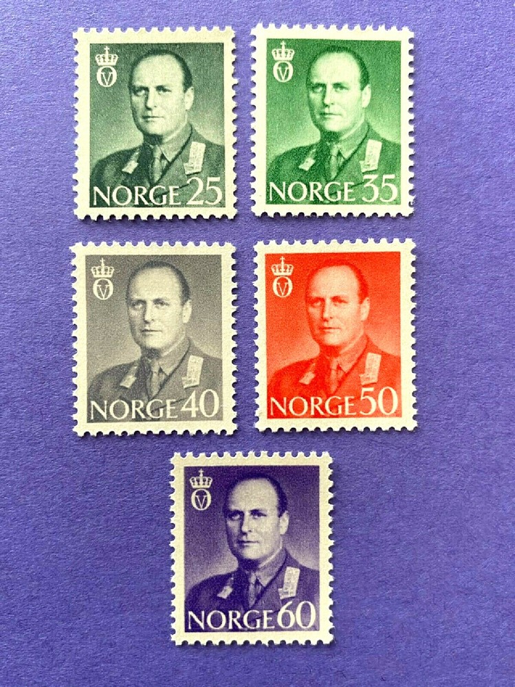 Norway #408-12 VF O.G.